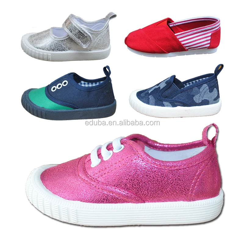 Оптовая 2017 горячие продажа Мода Дети Холст Повседневная Обувь Резиновая Подошва