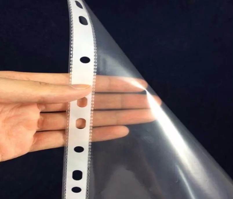 Waterproof sleeve sheet protector A4 clear plastic punched file folder