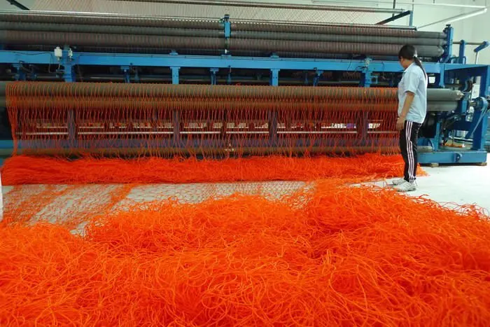 07. knotted net weaving machine - 1