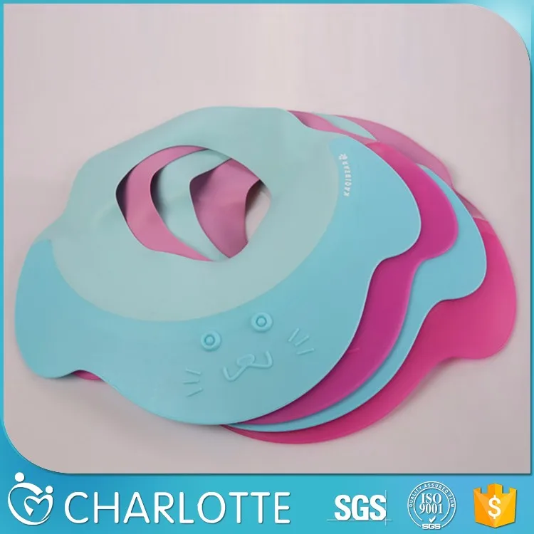 
food grade silicone baby bath shower cap waterproof shampoo caps 