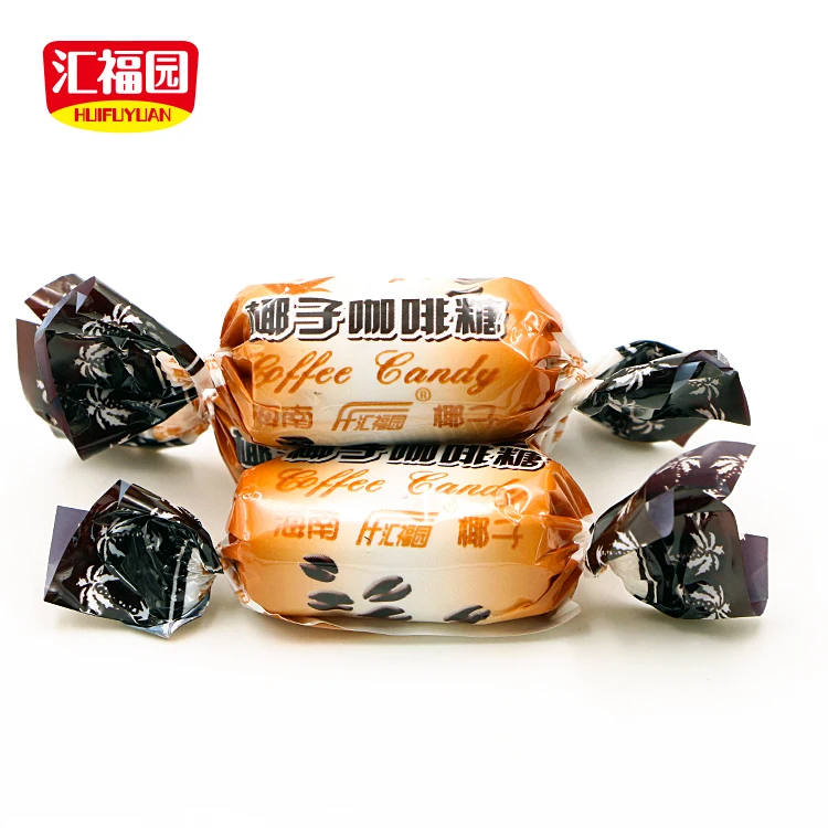 
Delicious coffee flavor hard coconut candy 
