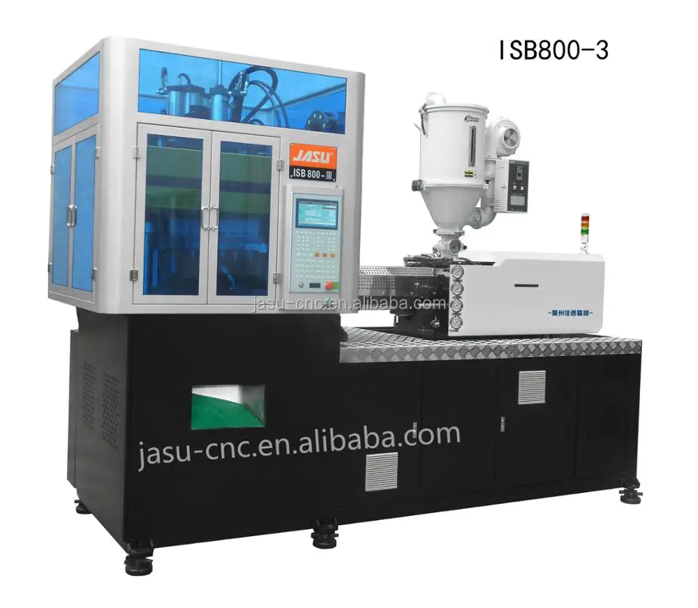 JASU Single stage vertical automatic mini middle pet pp pc tritan ABS plastic bottle stretch blow molding machine good price