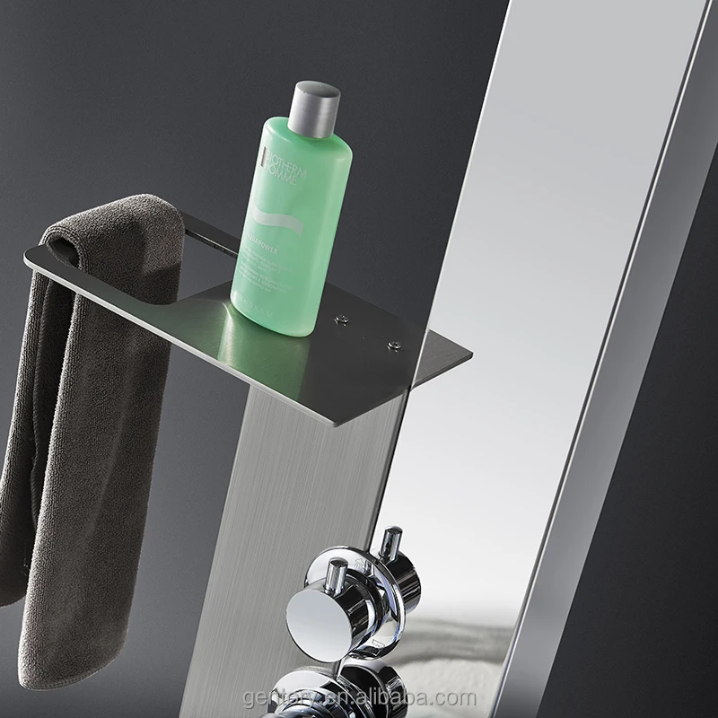 Готовые водопроводные краны S308 для ванной комнаты, Набор насадок для душа из нержавеющей стали, панели