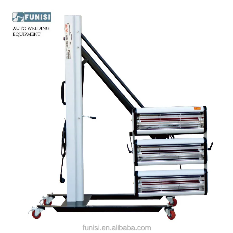 Infrared Paint Curing Lamp Heating Light 110V/220V Short Wave Infrared lamp Car Body Paint painting lamps 3KW