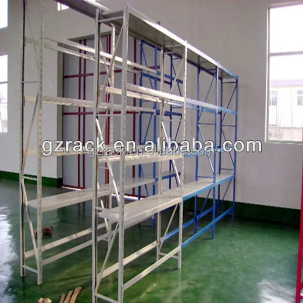 Factory 2000*600*2000 Adjustable 4 Shelves Metal Warehouse Steel Storage Racks System