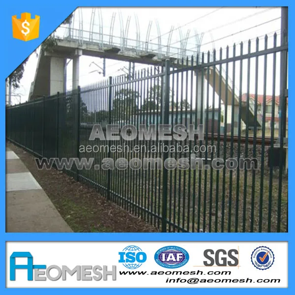 New Design Spear Top Fencing Hot Sale,wrought iron fence/used wrought iron fencing/used pool fence