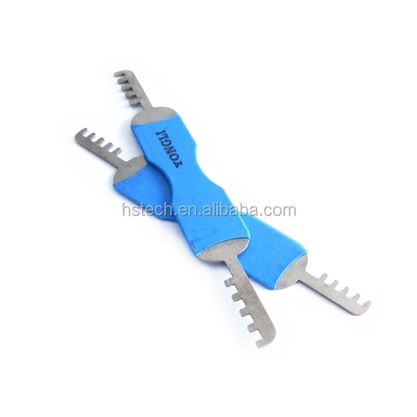 4 шт. двухсторонний навесной ключ Открыватель двери слесарный инструмент