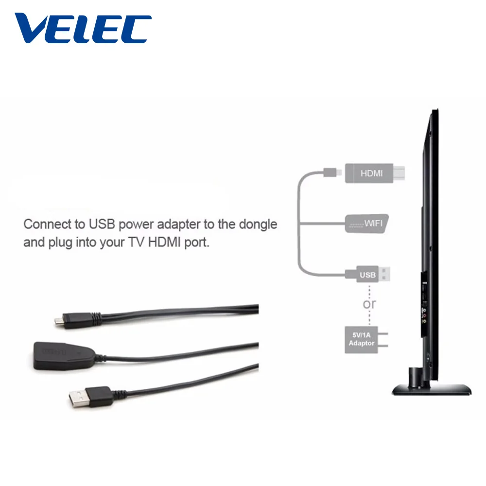 
Excellent quality VELEC mobile devices used AnyCast M2 Plus ezcast dongle 4k anycast 
