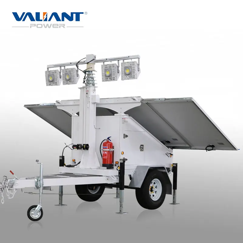 solar energy mobile led flood light plants for sale in alberta