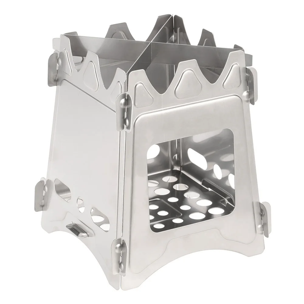 
Portable Outdoor Stove Compact Folding Portable Outdoor Camping Cooking Picnic Hiking Camping Wood Stove 