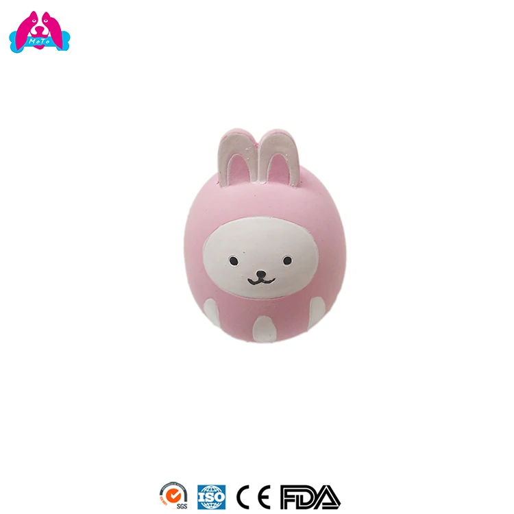 Custom Lovely egg shape toy set pet toys squeaky Latex soft rubber dog cat toy for small animals