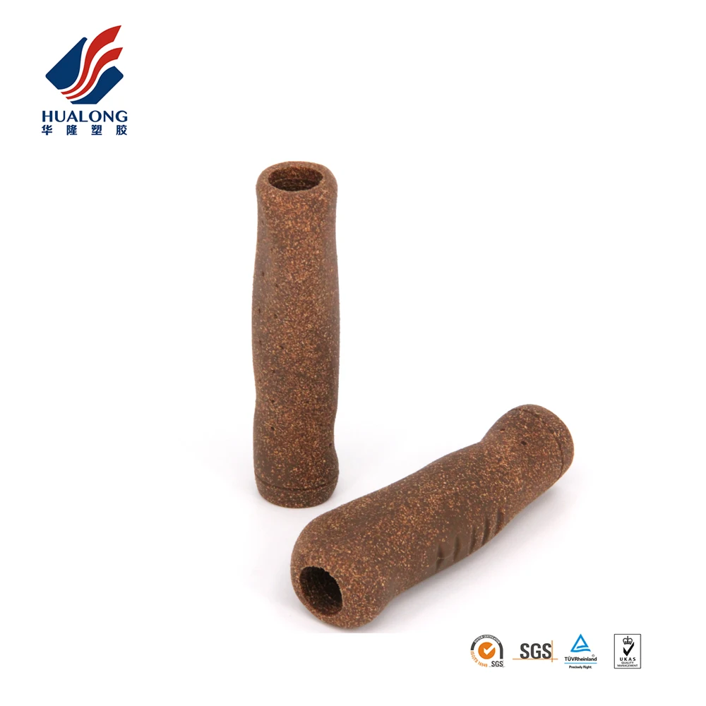 Ningbo HUALONG Bicycle Grip HL-G302 CORK Grips TPR Rubber Material