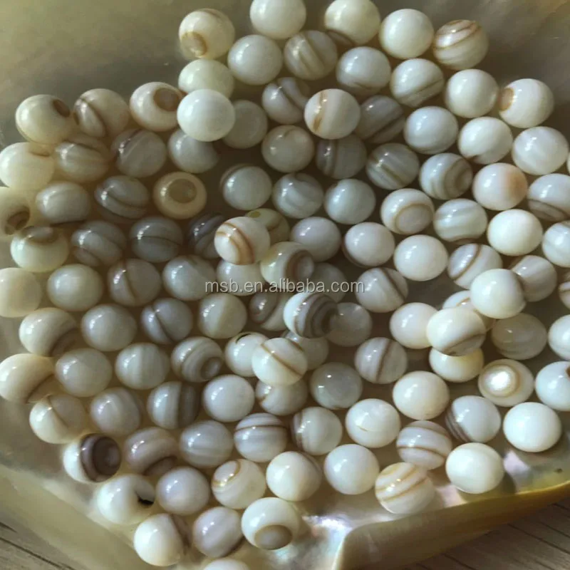 Natural Freshwater Mother Of Pearl Shell Loose Beads For Jewelry Making
