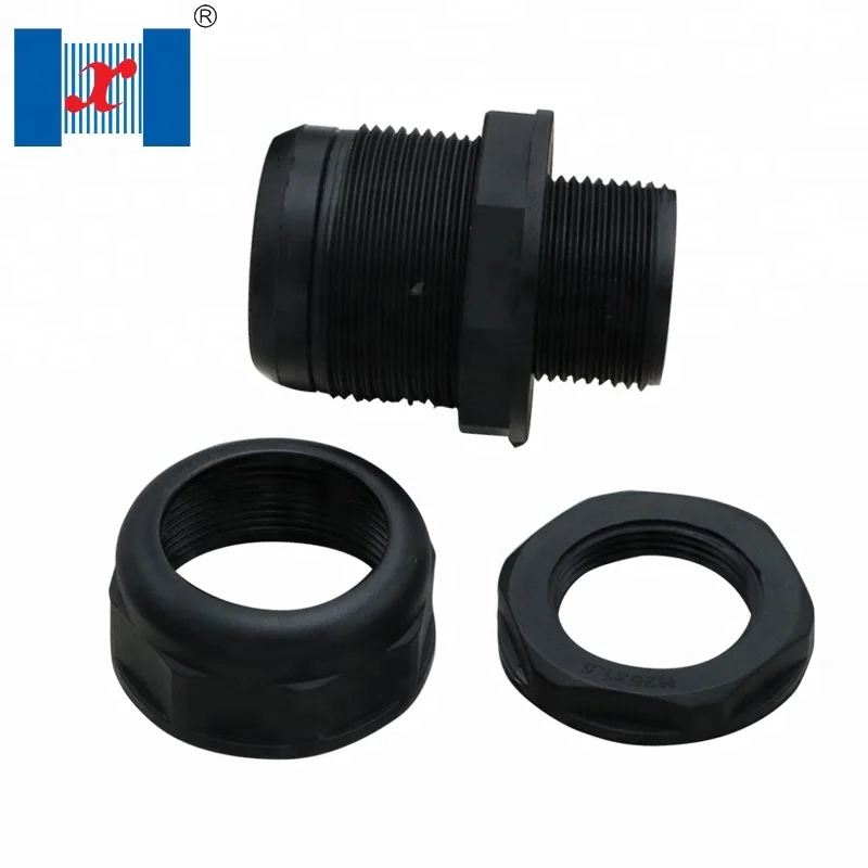 M PG G Thread waterproof cable gland Nylon Flexible Conduit Fitting M12 from hongxiang