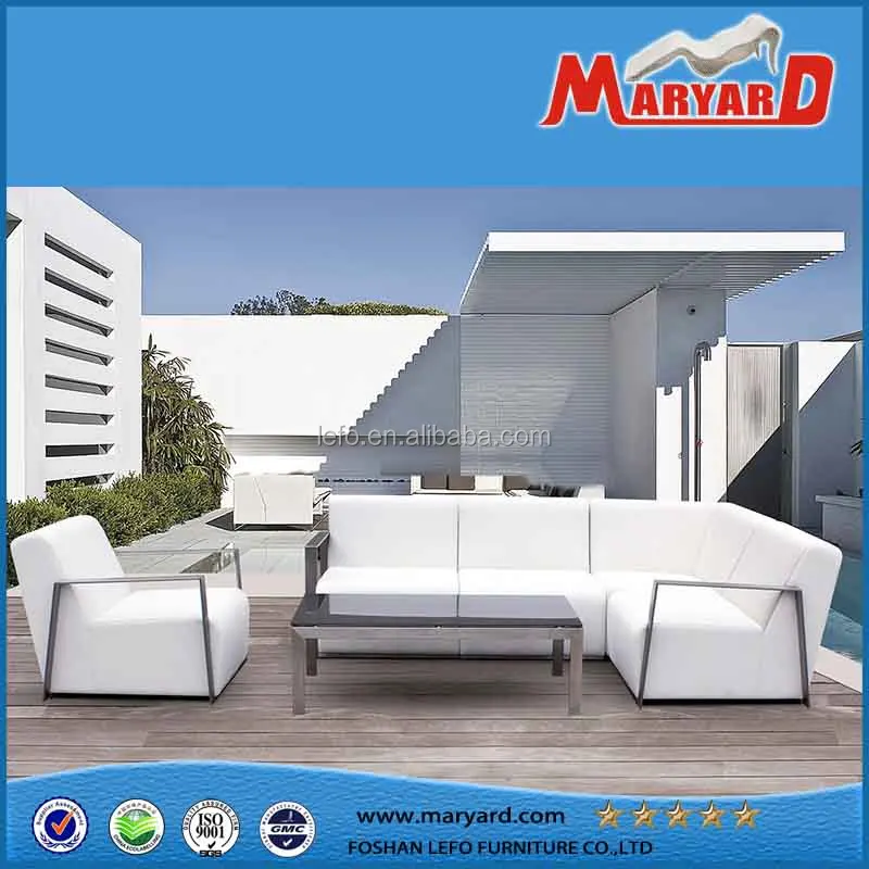 Modern Big lots Imported Stamskin PU leather outdoor furniture sofa