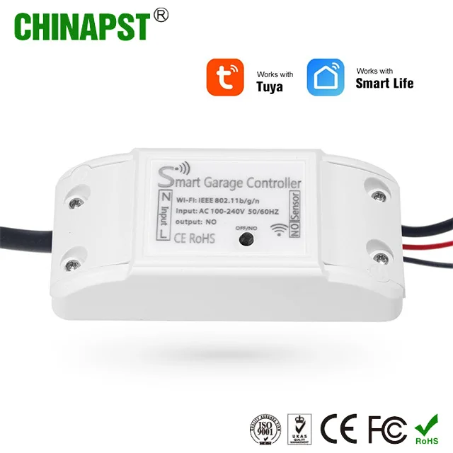  Китайский производитель беспроводной WiFi Tuya умный автоматический открывалка для гаражных ворот PST-WD003