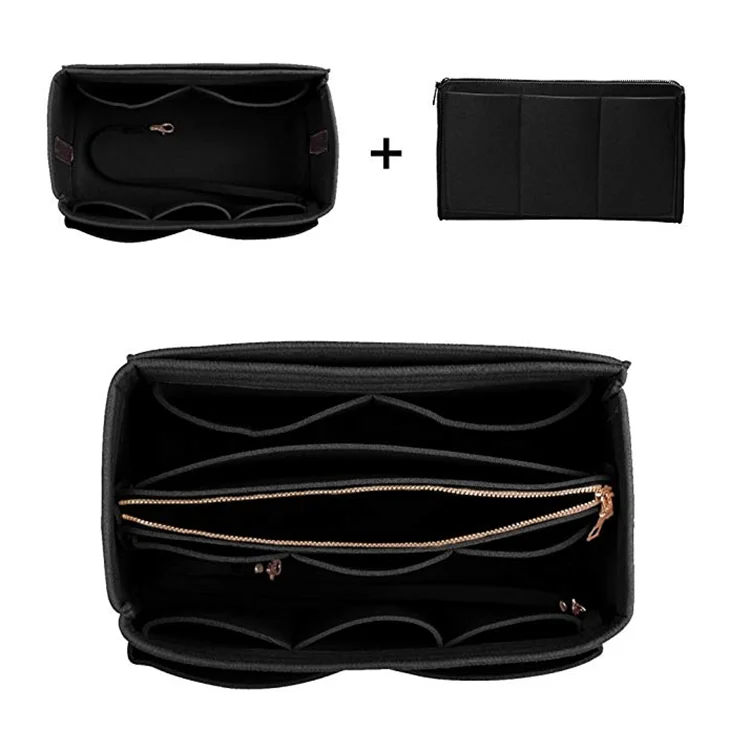 
factory supply high quality felt makeup cosmetic bag 