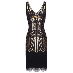 Vintage great gatsby 1920s  sequin beaded dress for women cocktail dress