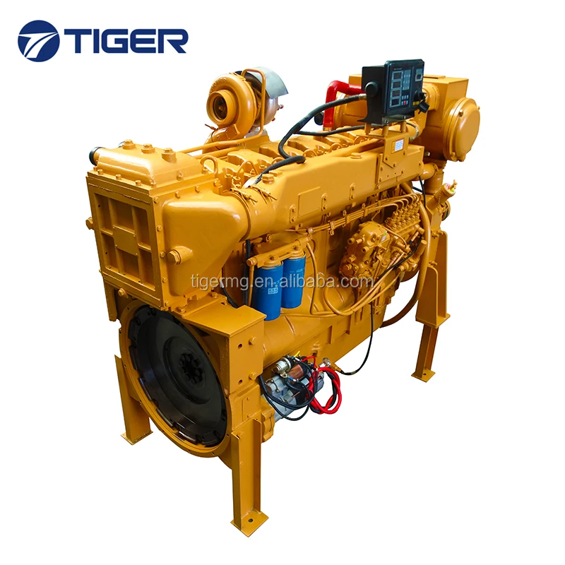 Weichai WP12C400-18 400hp 300kw marine propulsion diesel engine