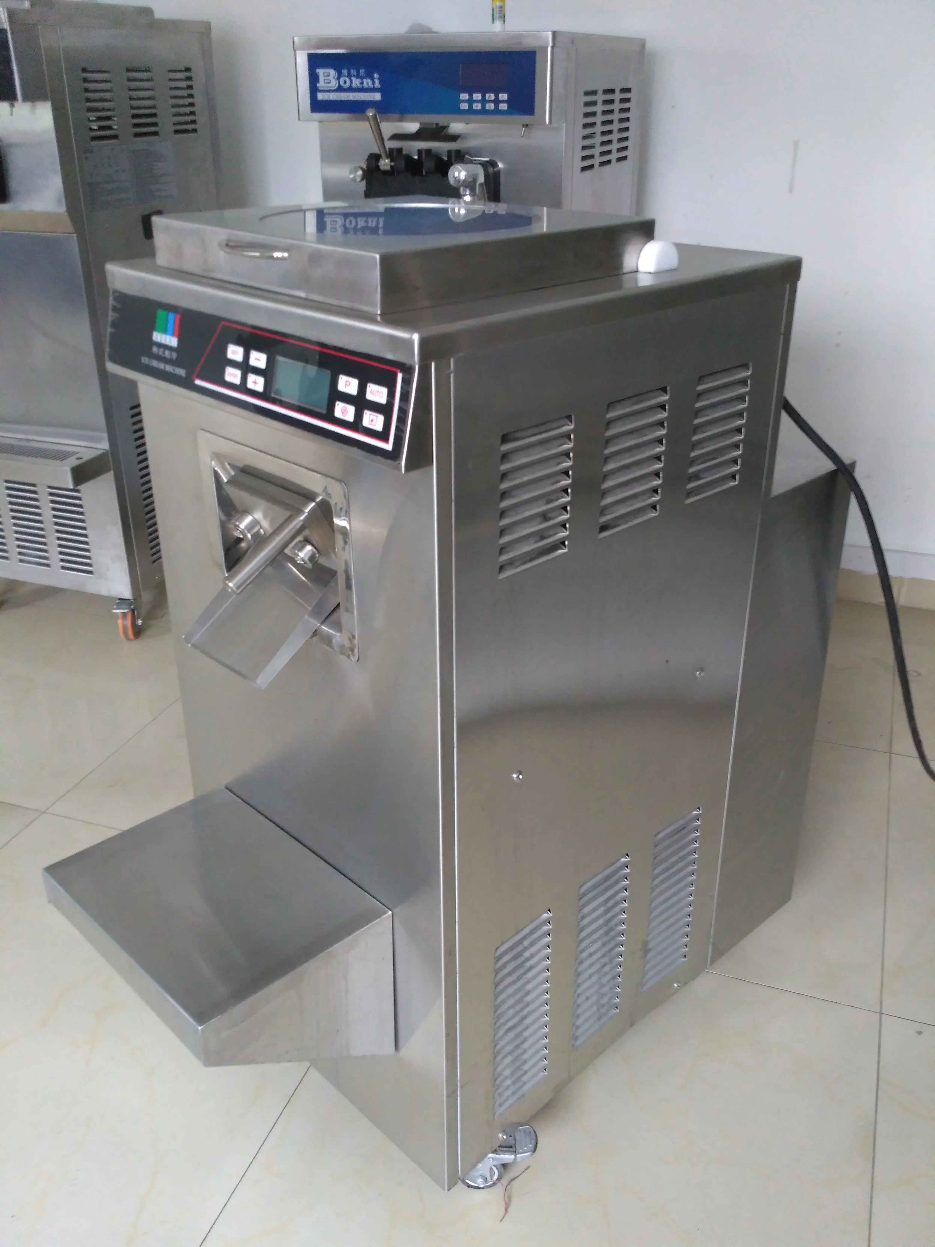 Vertical Batch Freezer Gelato Hard Ice Cream Machine for Sale