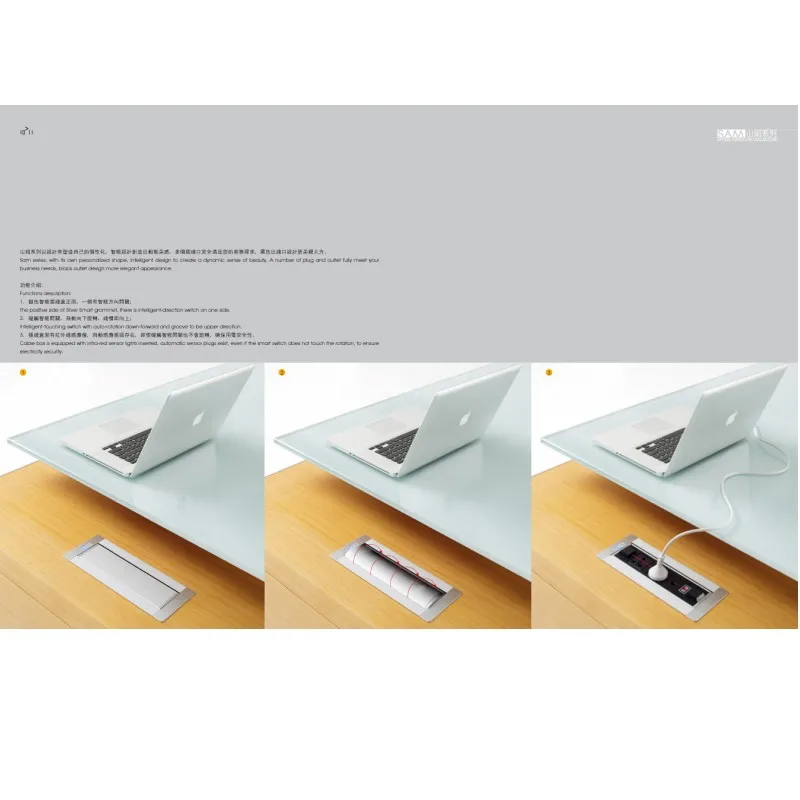 commercial office furniture one-stop supply durable popular glass top executive desk