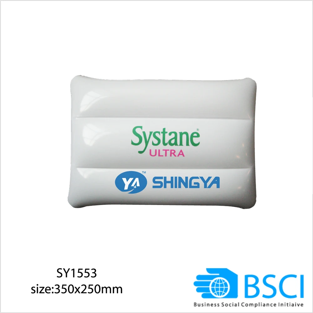 Cheap Travel Neck Pillow Inflatable beach Pillow PVC beach pillow