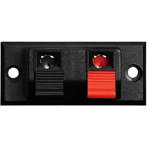 Пружинная Клеммная панель с нажимным проводом для динамика 2p