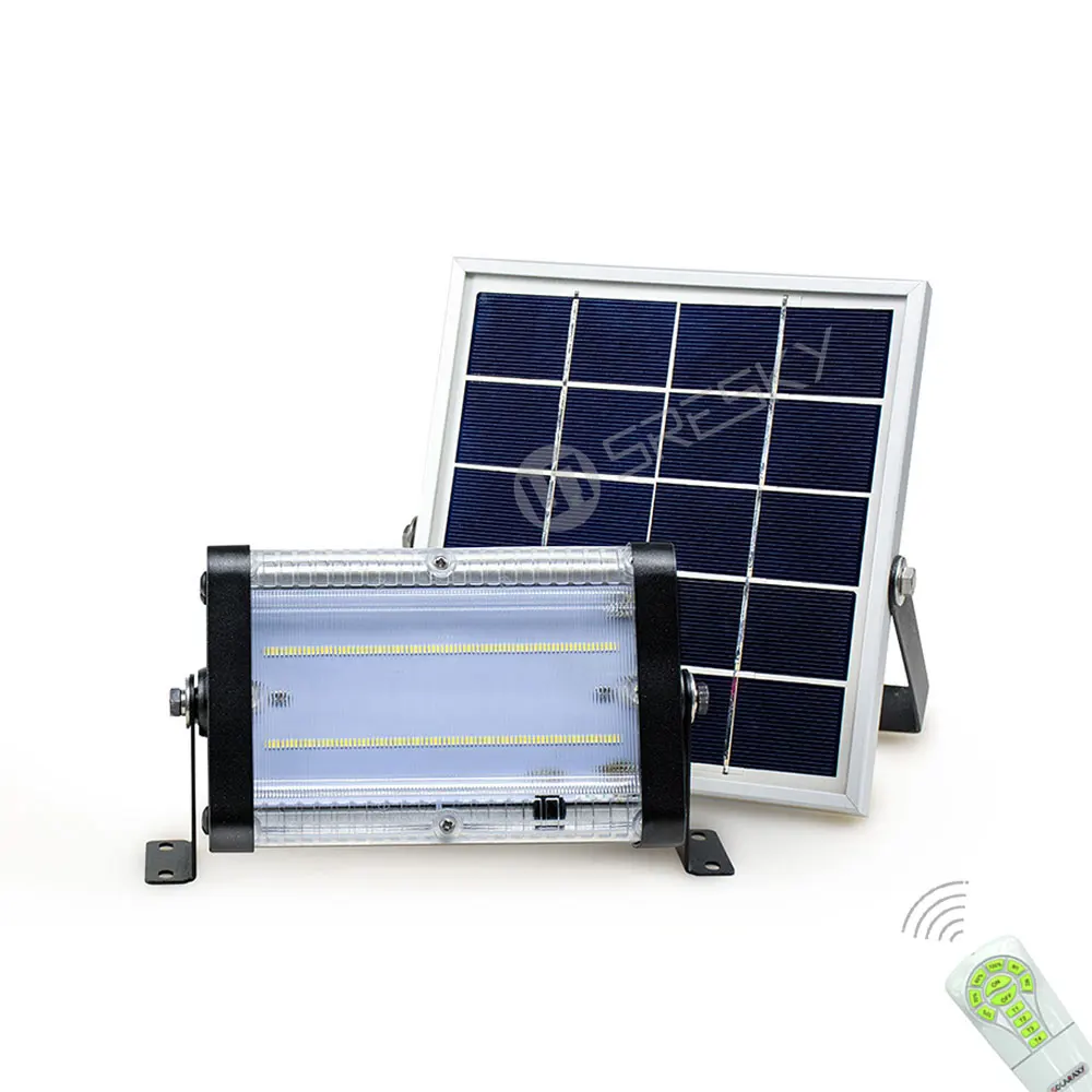 Factory price 10W portable solar lamp led solar light with remote