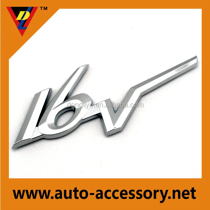 Chrome знак автомобиля эмблема 3D дизайн логотипа