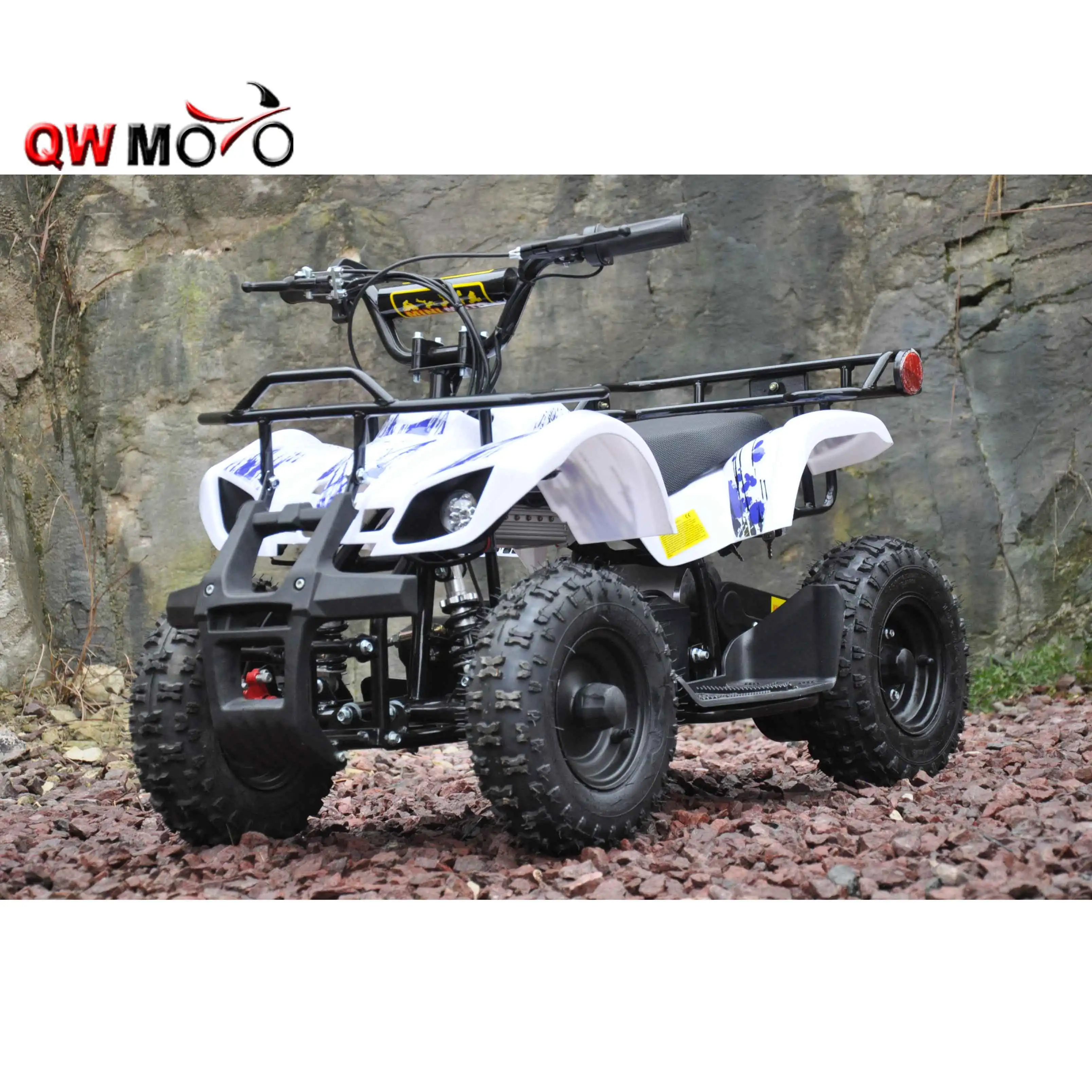 QWMOTO Электрический мини квадроцикл 500 Вт 800 Вт ATV с бесщеточным Мотором водонепроницаемый для детей