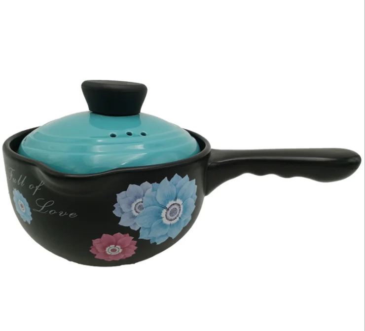 High quality Japanese style modern shallow clay pot soup ceramic Size and shape can be customized