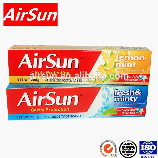 Высокое качество private label бренд зубная паста с фтором производство