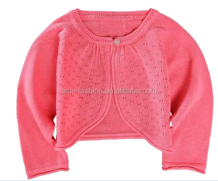 
wholesale newborn baby girls pink bolero cardigan sweaters 