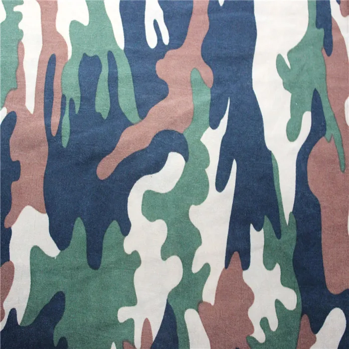 New 2018 keqiao camouflage basketball print jersey knit fabric single Jersey
