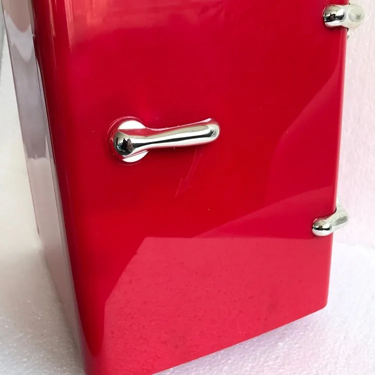 4liters Auto Mini Fridge Car Fridge for Travel 12 Plastic Portable Single Compact 42 Cooler Warmer Veedai or OEM any Color 4L