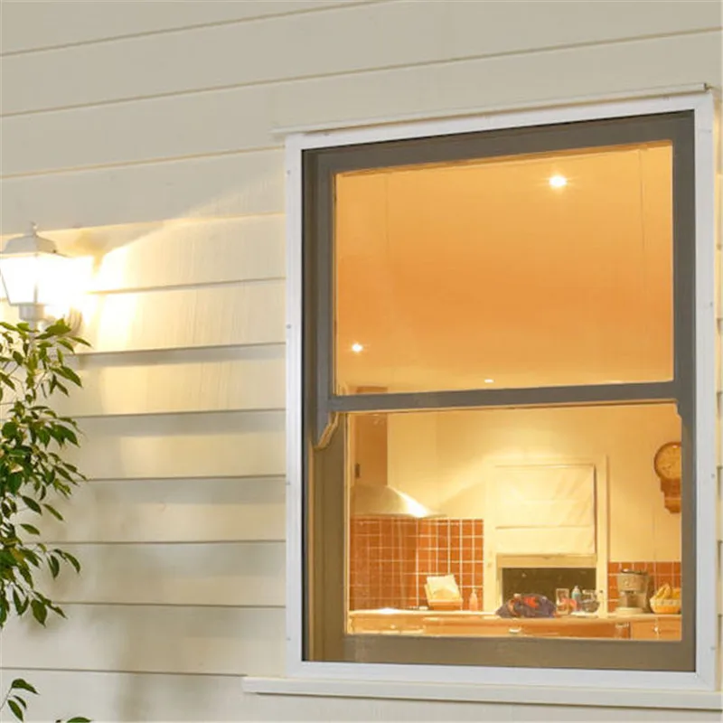 Aluminum fixed panel window with double insulated glazing