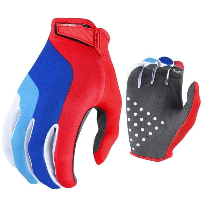 
Professional Dirt Mountain Road Bike Cycling Stretch Full Finger MTB Gloves Men Women 