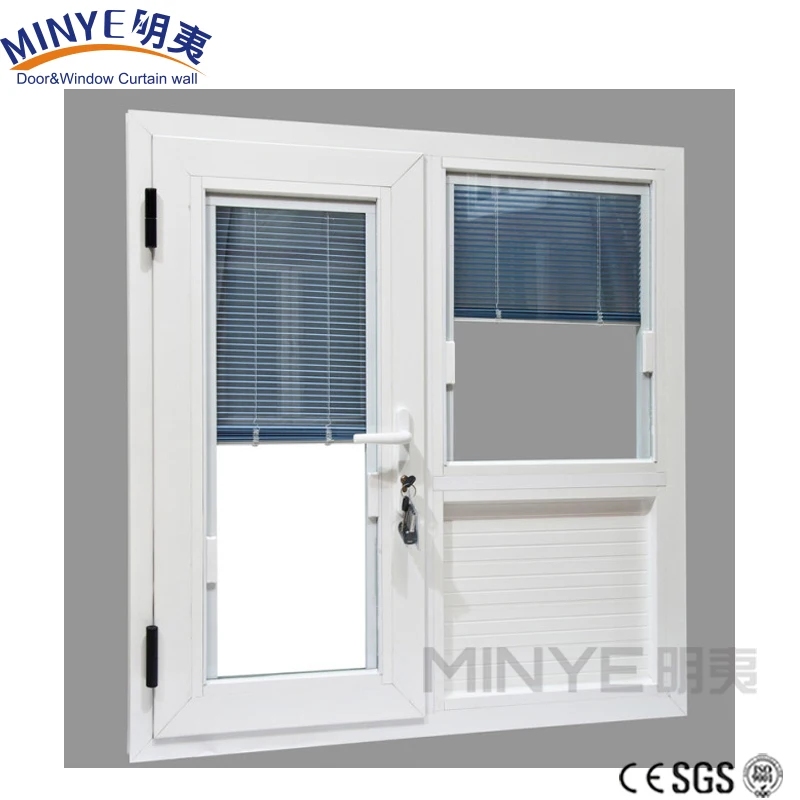 Cheap price aluminum casement windows double glazed metal windows with fly screen