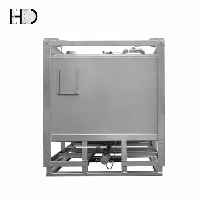 WANLONG stainless steel liquid nitrogen storage IBC tank