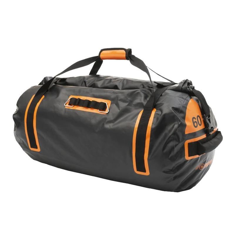 60L Waterproof Duffle Gear Bag with Fully Welded Waterproof Seams Protects Against Water Dust and Roam Grime
