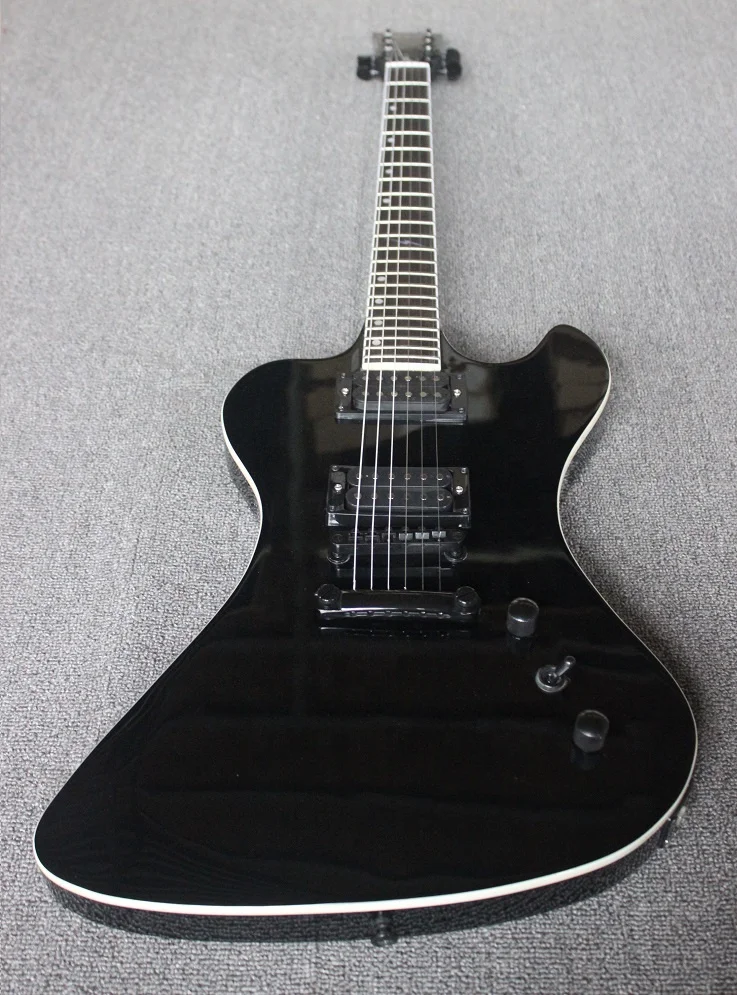 6 String RD Electric Guitar in black colour