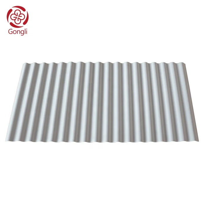 Heat Prooof Roof Sheet Rain protection Pvc Corrugated Plastic Roofing Sheet for Shed