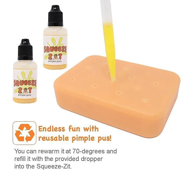 Pimple Popping Plus Funny Squeeze Acne Toys Decompression Stress Relief Popper Remover Stop Picking Your Face Fun Toy