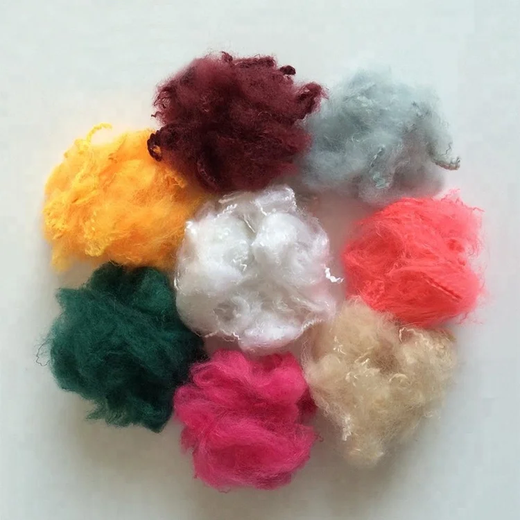 Recycled high tenacity polyester staple fiber 1.2d 38mm