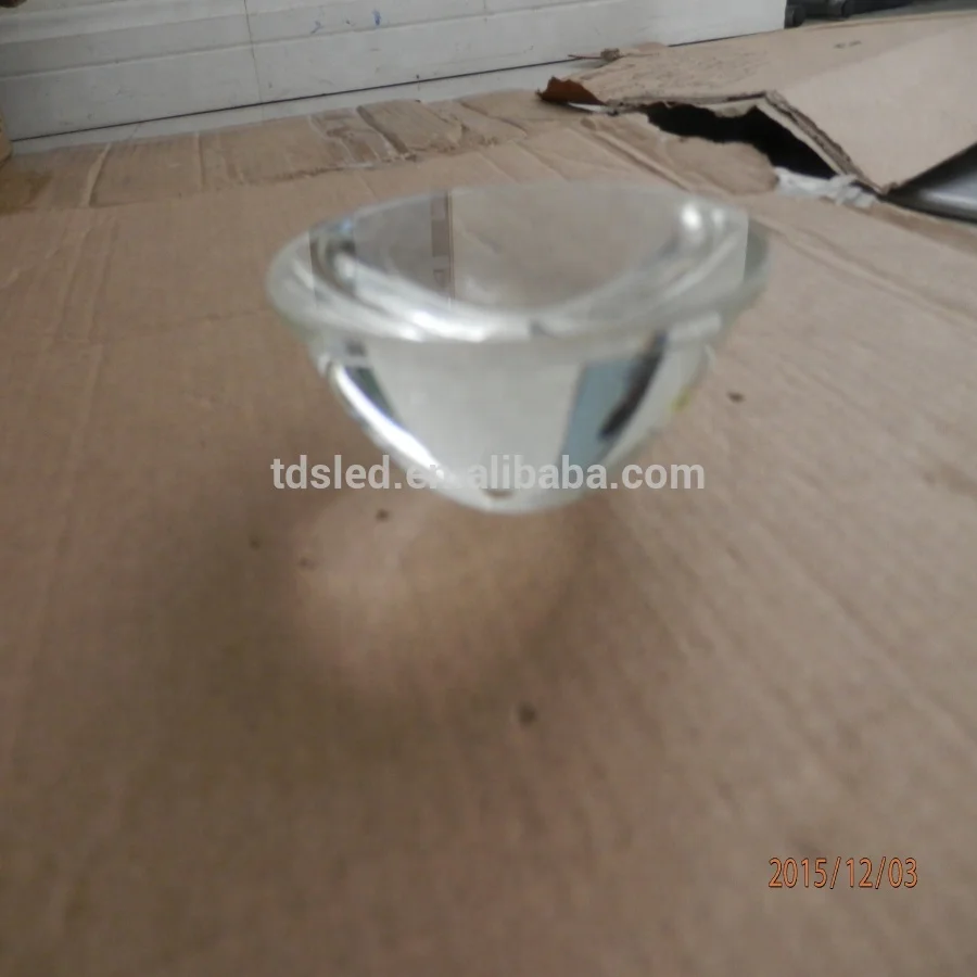 50mm aspheric led glass lens for spotlight
