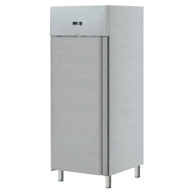 Stainless steel upright fridge freezer commercial kitchen refrigerator