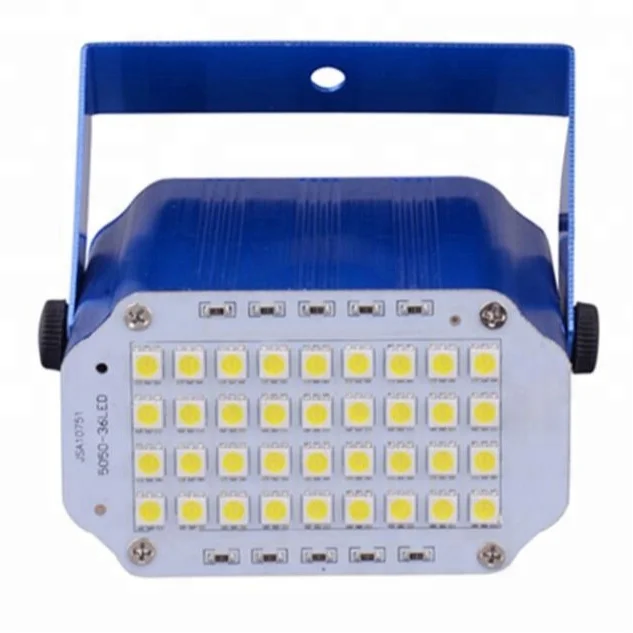 Flash 36 Leds DJ Disco strobe light sound voice music control strobescope Flashlight Led stage light Effect party show RGB/White