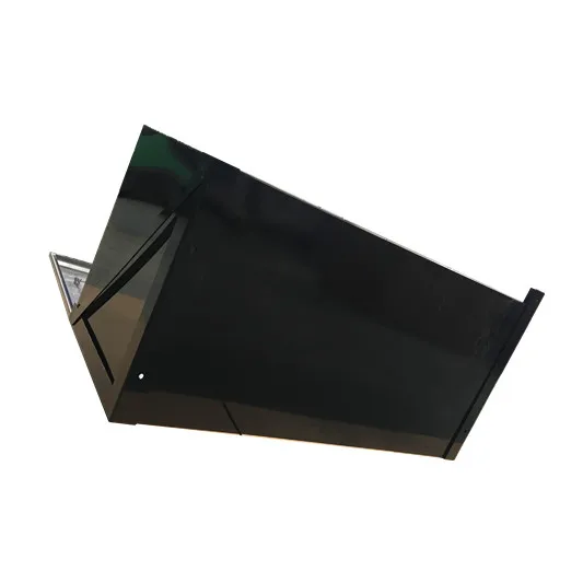 large empty metal tool box for truck