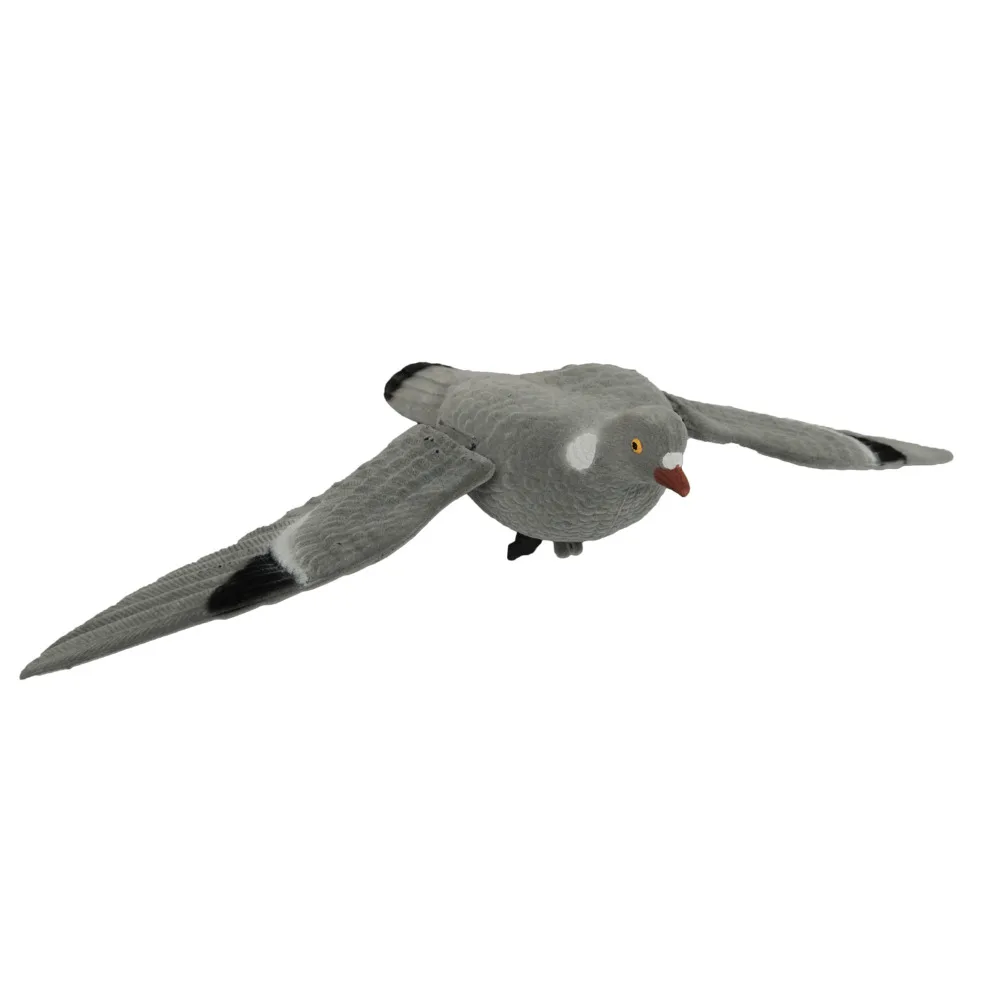 Flocked Flying Pigeon Full Body with Bucket for Rotary and Bouncer