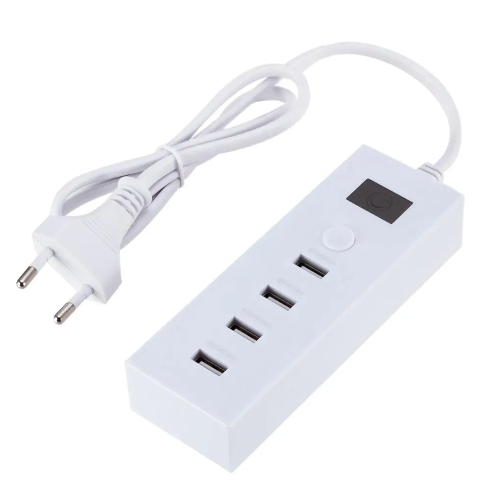 4 Port USB Hub 5V Quick Charger Wall Charging Station